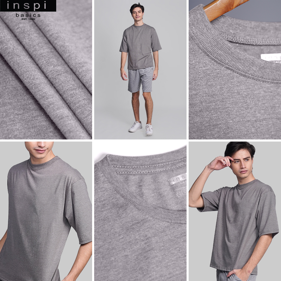Inspi Basics Oversized Shirt For Men Plain Tshirt Neutral Tops For Women  Korean Top Plus Size Outfit Essential Tee Oversize Tshirt For Man Loose Fit  Tees Trendy Comfortable Casual For Women T-Shirt