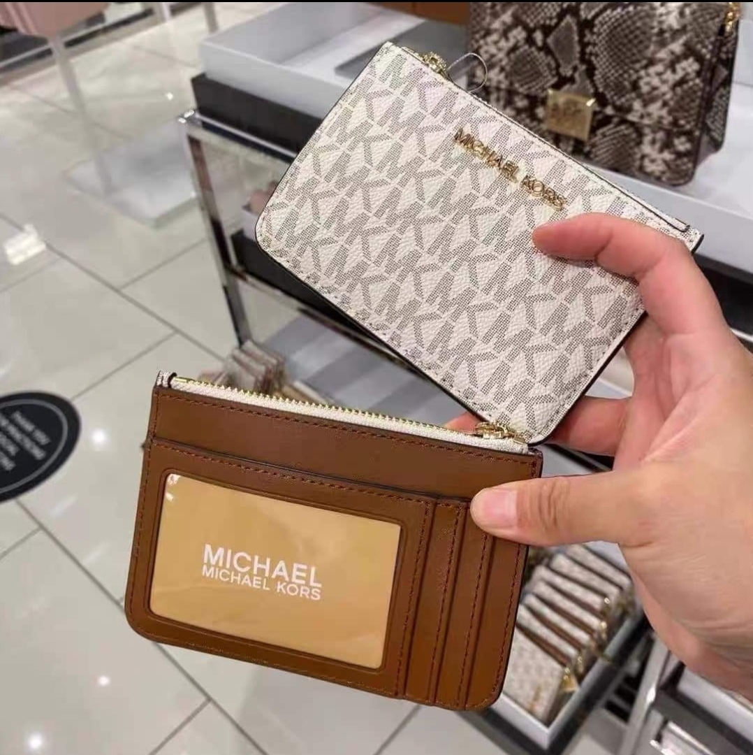 MICHAEL Michael Kors JET COIN CASE - Portafoglio - vanilla acorn