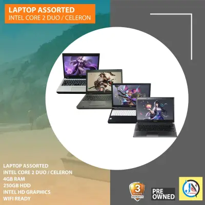 LAPTOP ASSORTED MODEL AND BRAND | FREE CHARGER | FOR BUSINESS, WORK FROM HOME, ONLINE CLASS | INTEL CORE 2, CELERON, INTEL CORE ,i3, i5, i7,