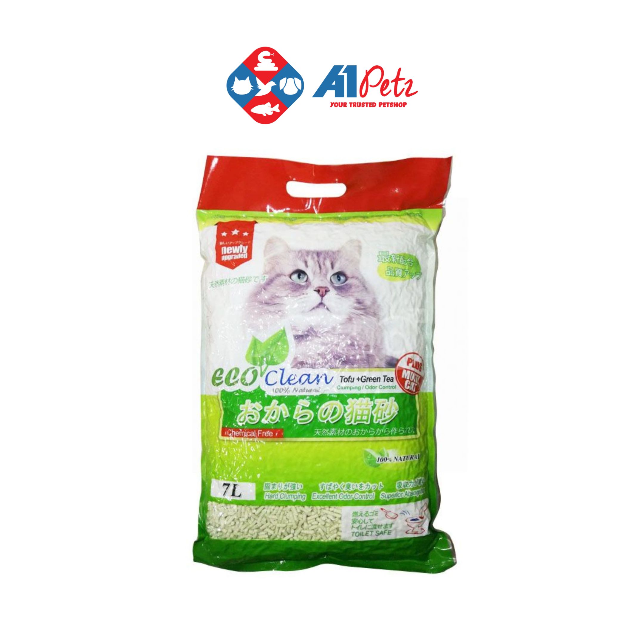 Eco Clean Tofu Cat Litter Clumping 7L Lazada PH