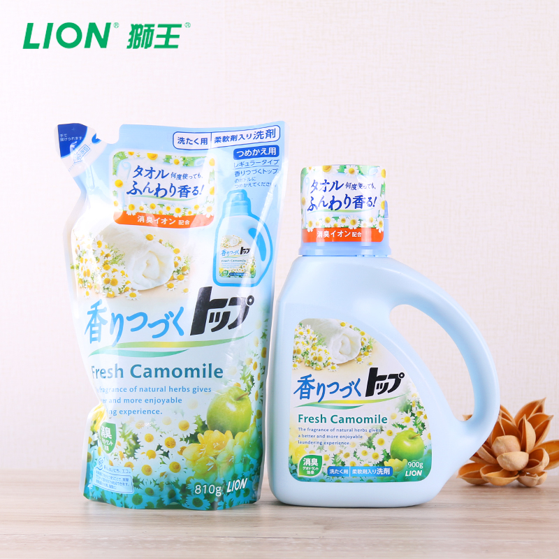 Japan imported laundry detergent Lion King fragrance lasting soft