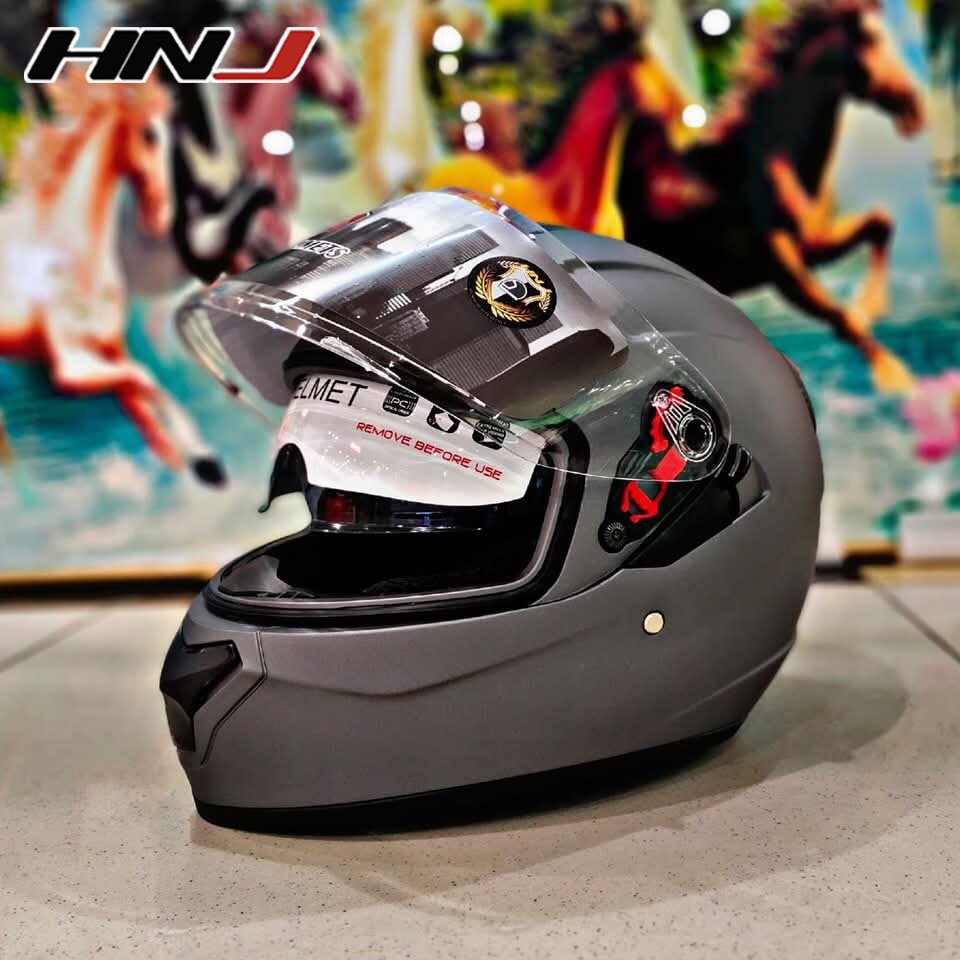 HNJ 2021 Helmet Full Face Dual Visor for Motorcycle Men and Women