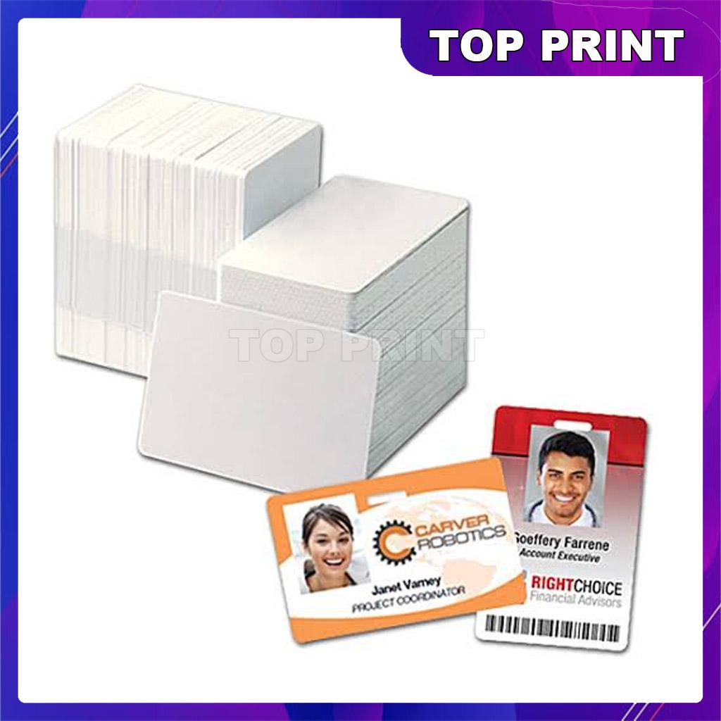 Printable Pvc Pre Cut Cards For Direct Id Printing Pcs Set Pre Cut Lazada Ph