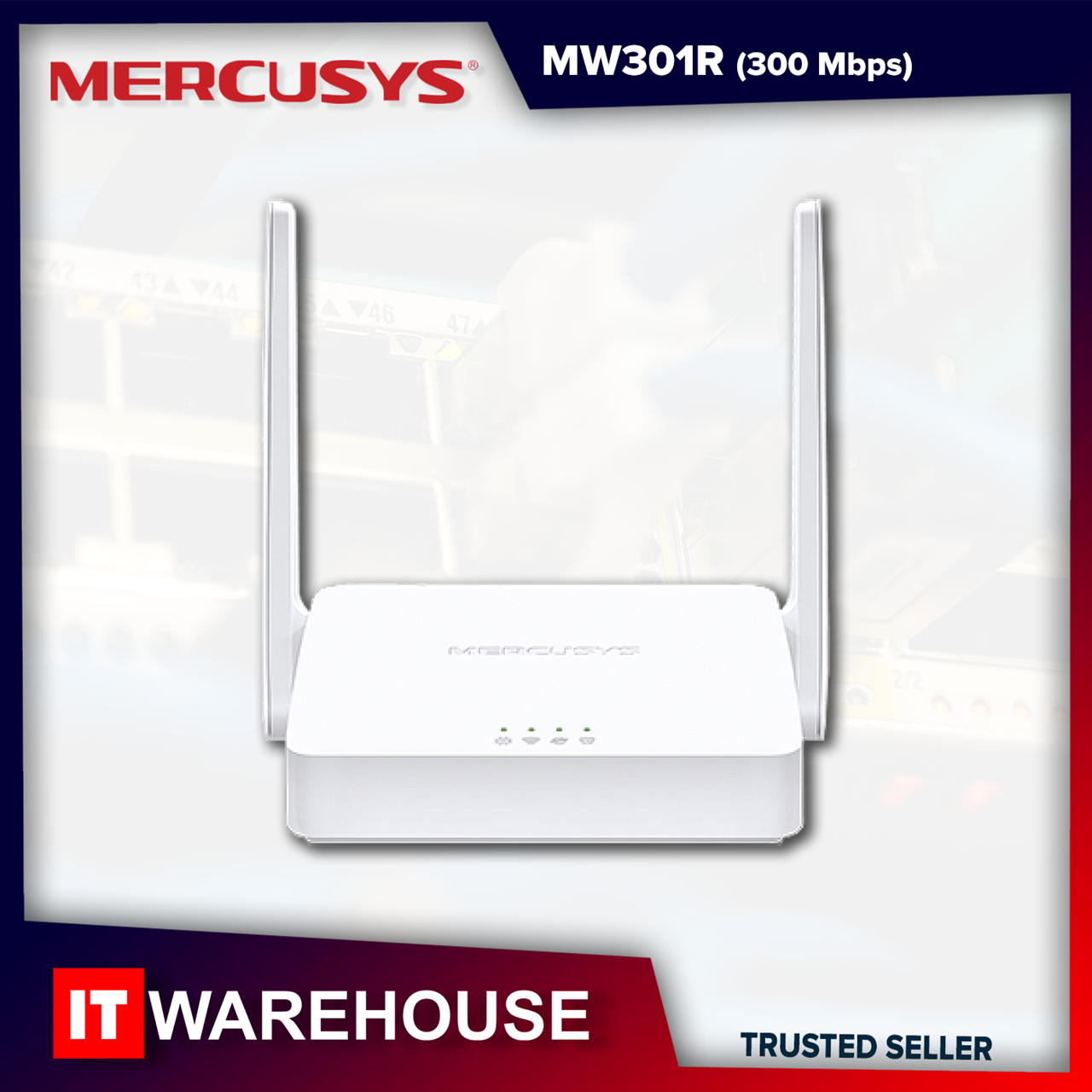 Mercusys Mw301r 300mbps Wireless N Router With 2 5dbi Antennas Lazada Ph