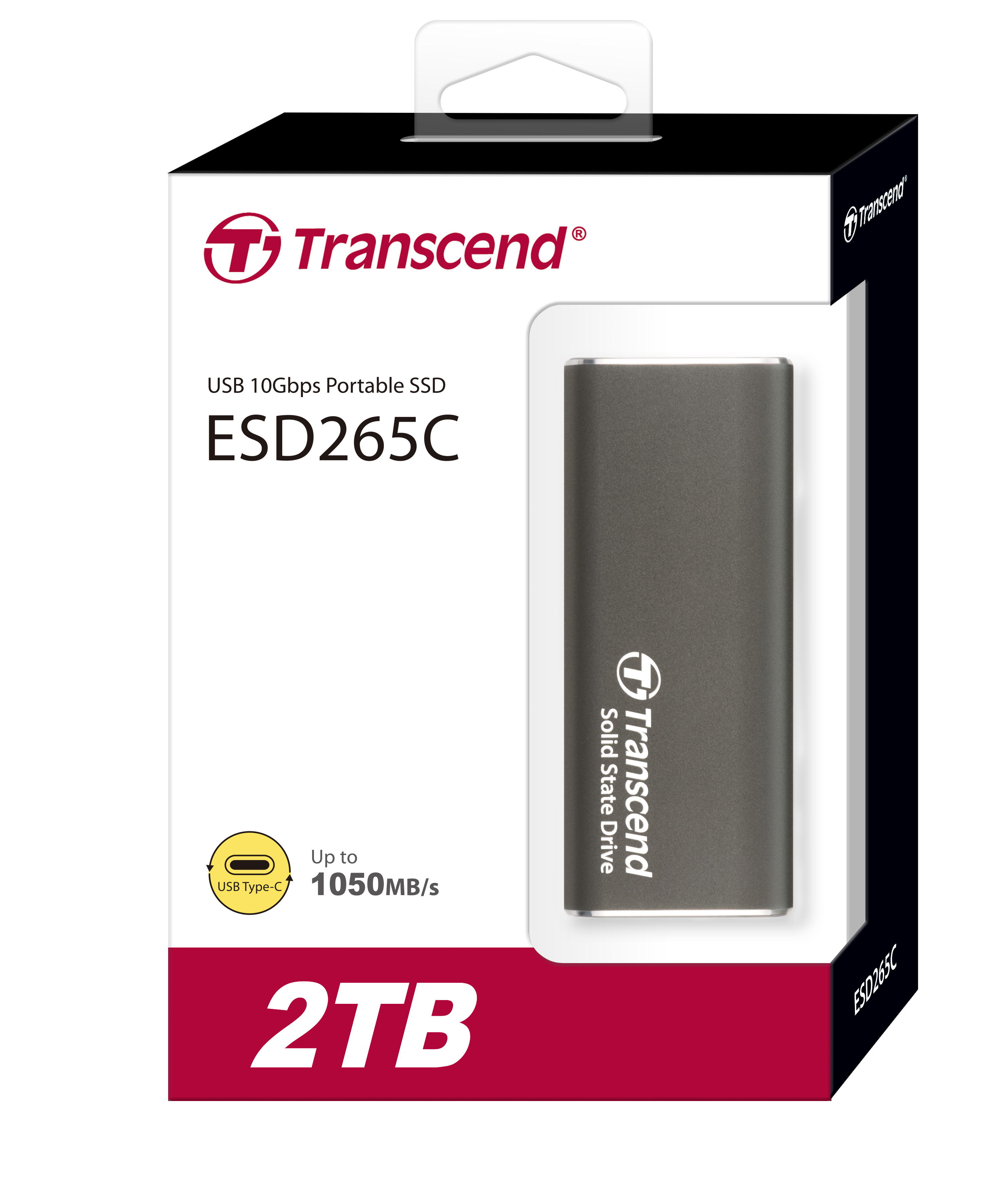 Transcend 500GB/1TB Portable SSD USB 3.1 Gen 2 Type C (ESD265C