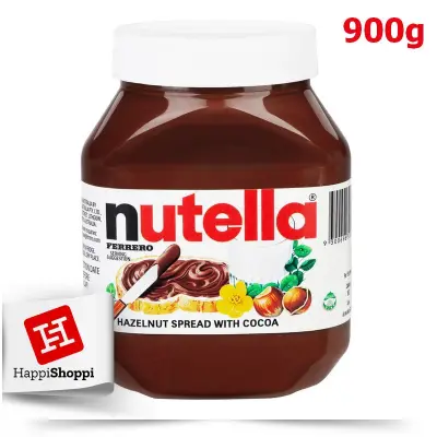 900G Nutella Ferrero Hazelnut Spread with Cocoa 900g Chocolate Spread Made in Australia - HappiShoppi