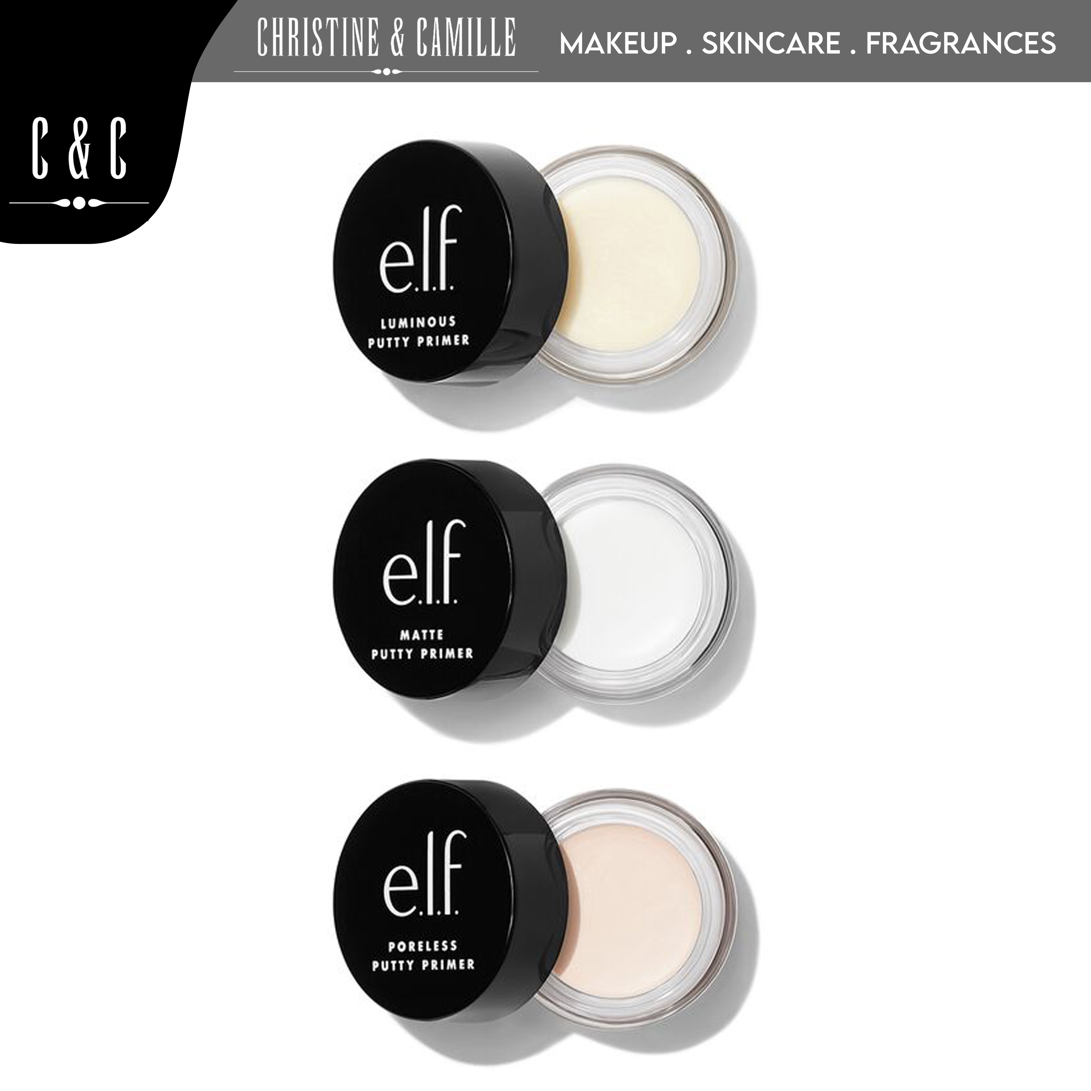 ELF Putty Face Primer Trio Travel Size Putty Primers Lazada