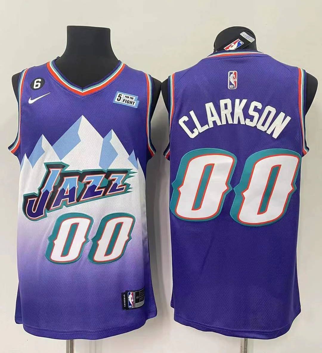 nba basketball high quality JAZZ CLARKSON jersey