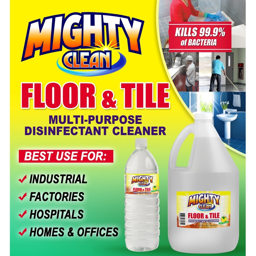 BHouse Mighty Clean Disinfectant Cleaner Floor Tile Multisurface 1