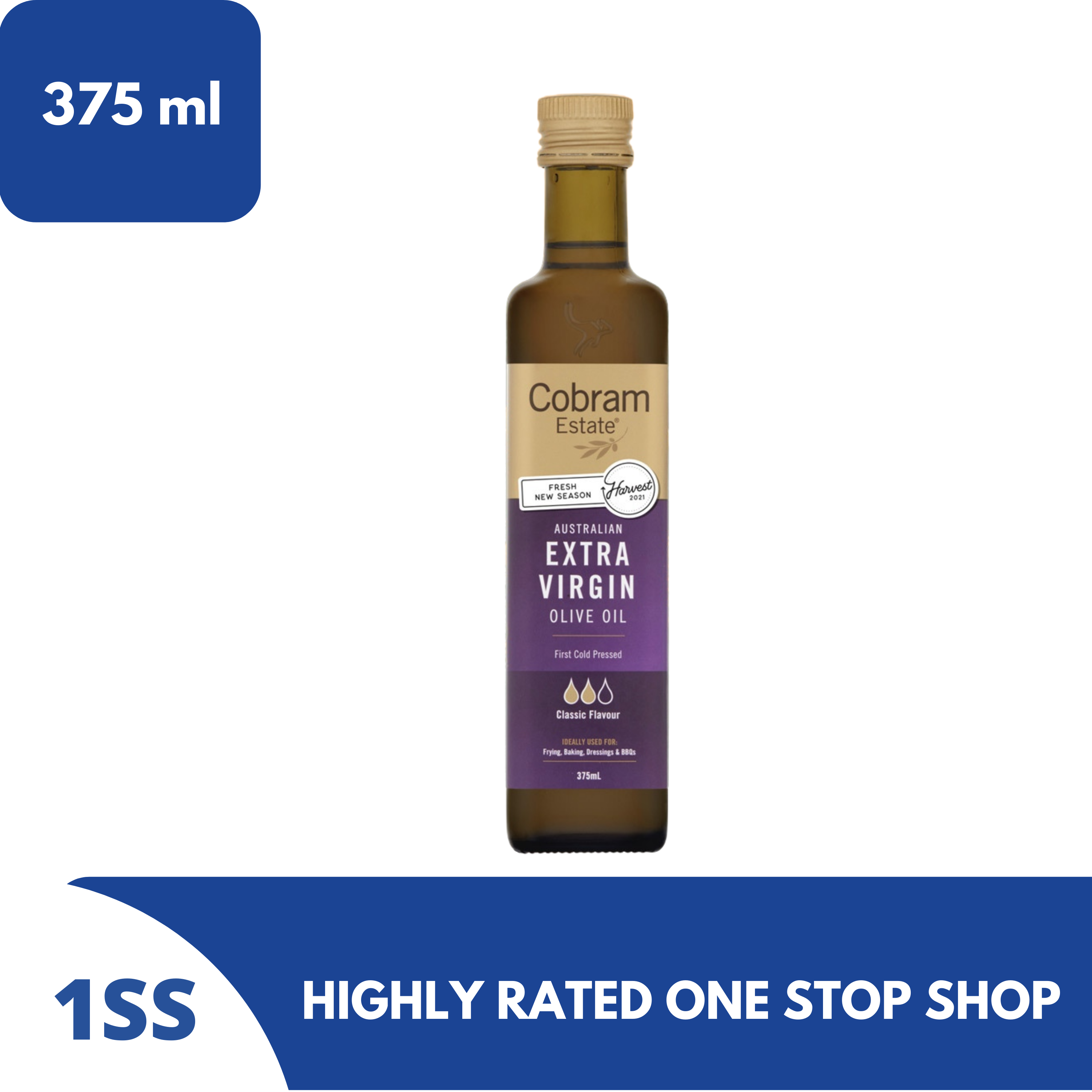 Cobram Estate Australian Extra Virgin Olive Oil Classic Flavor, 375ml (Harvest 2021) Lazada PH