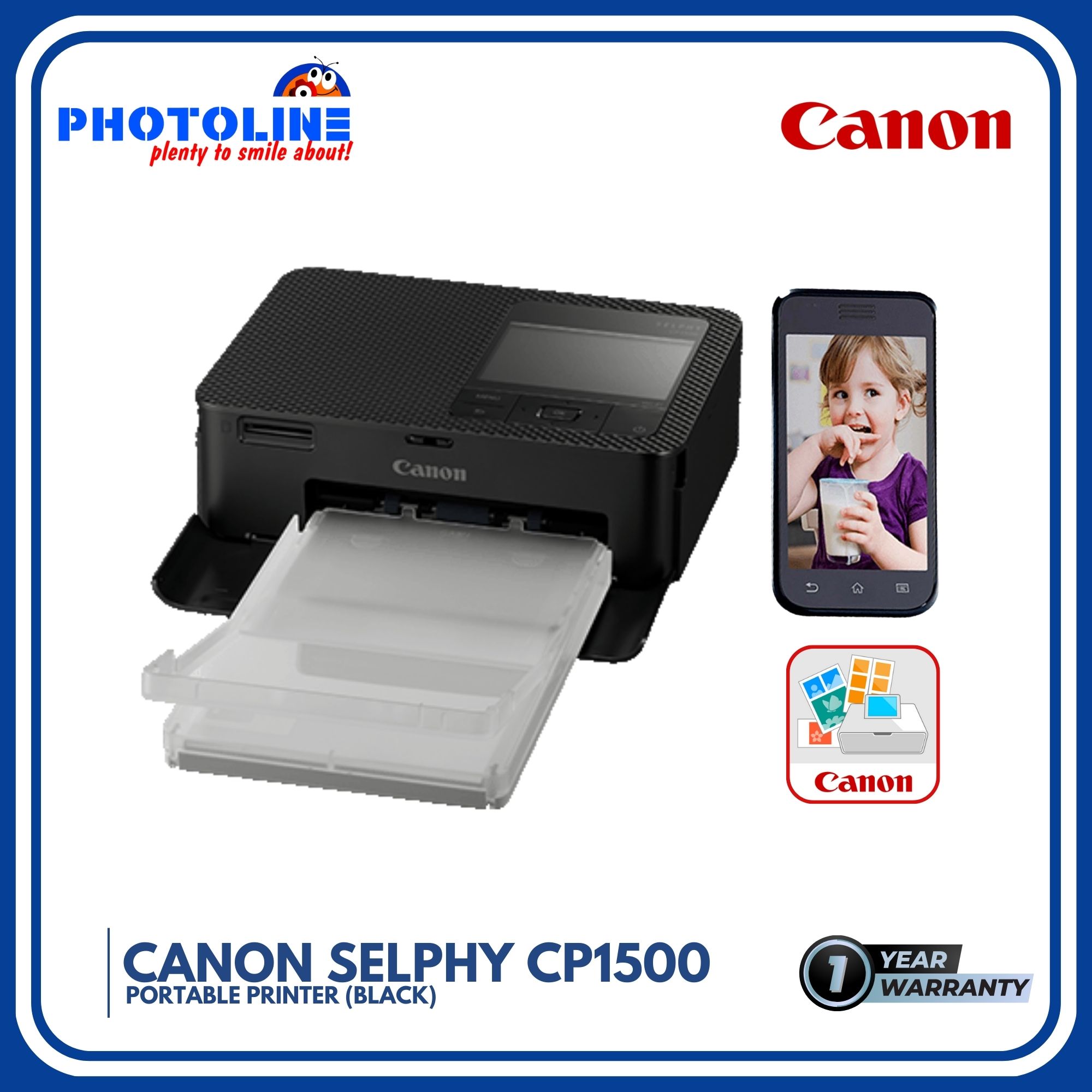 Canon SELPHY CP1500 Compact Photo Printer Lazada PH