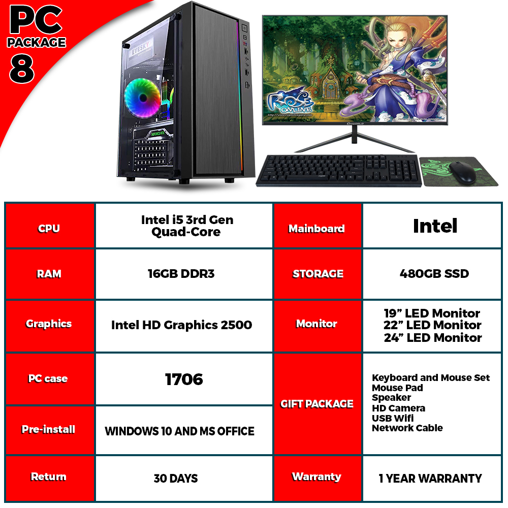 Pc Ankermann 16gb Ram Pc 1000 Gb Ram Zoonis Core I5 4th Genration
