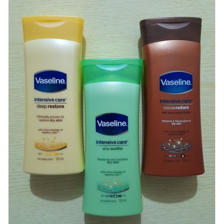 Vaseline Intensive Care Non Greasy Lotion with micro droplets of ...