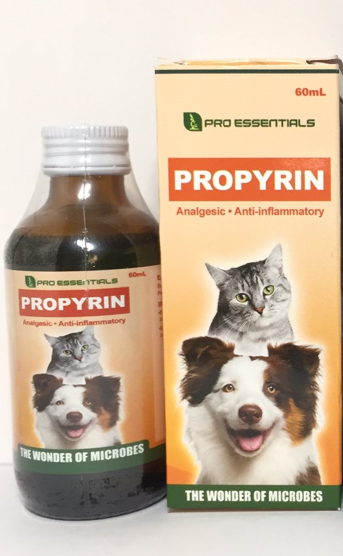 [VET SUPPORT] ANTI INFLAMMATORY PROPYRIN 60mL & SULPYRINE 60mL FOR DOGS