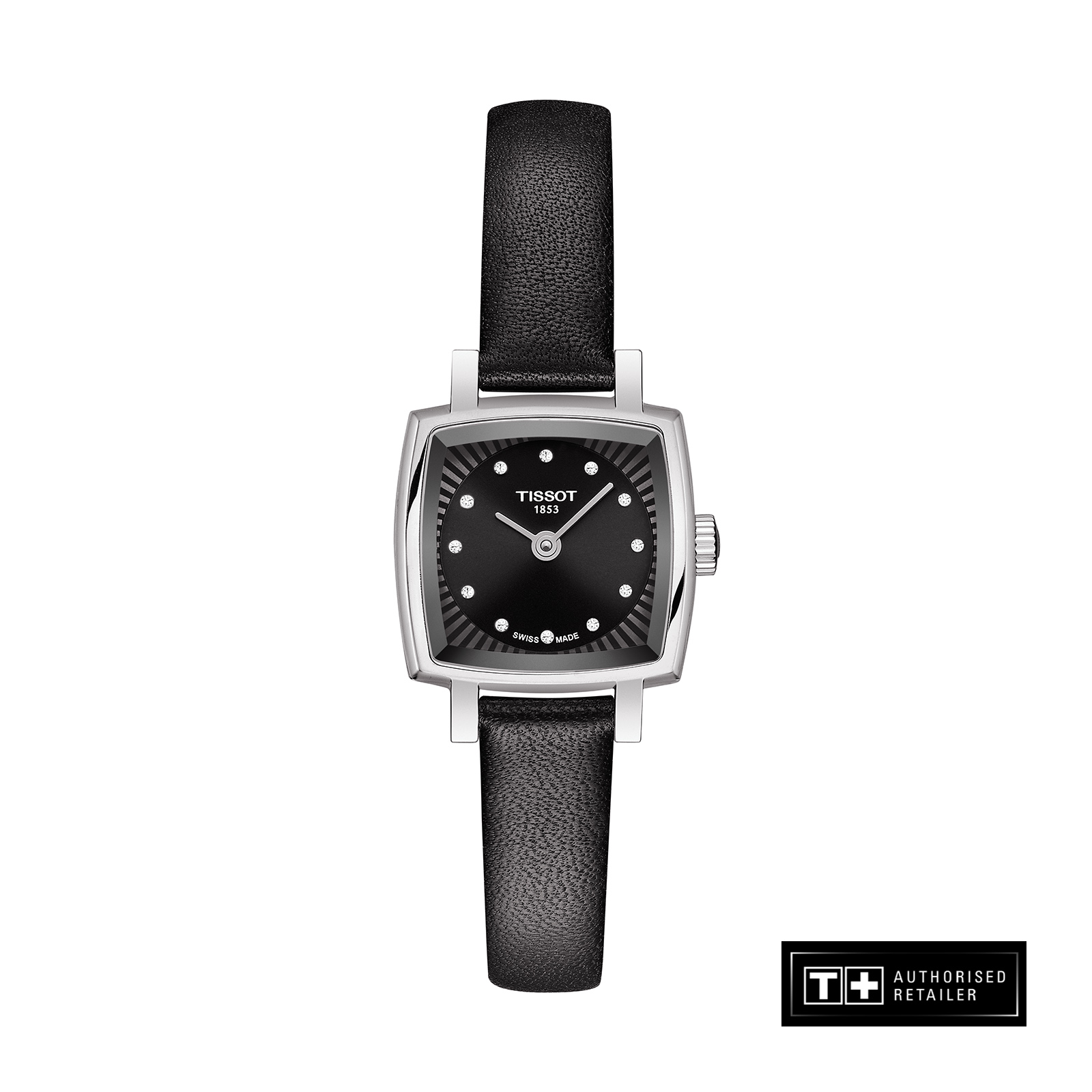 Tissot Lovely Square Ladies Black 
