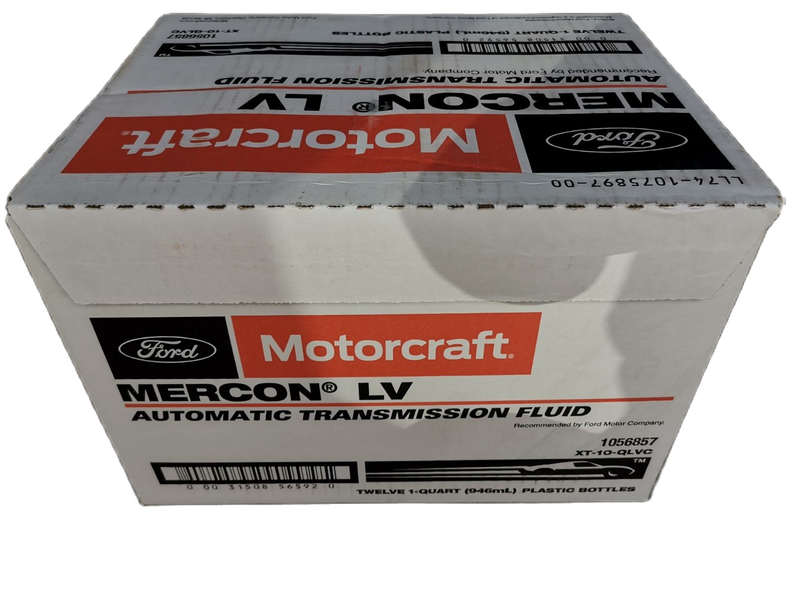 Motorcraft Mercon LV Automatic Transmission Fluid 12 Quarts Pack Ford  Original