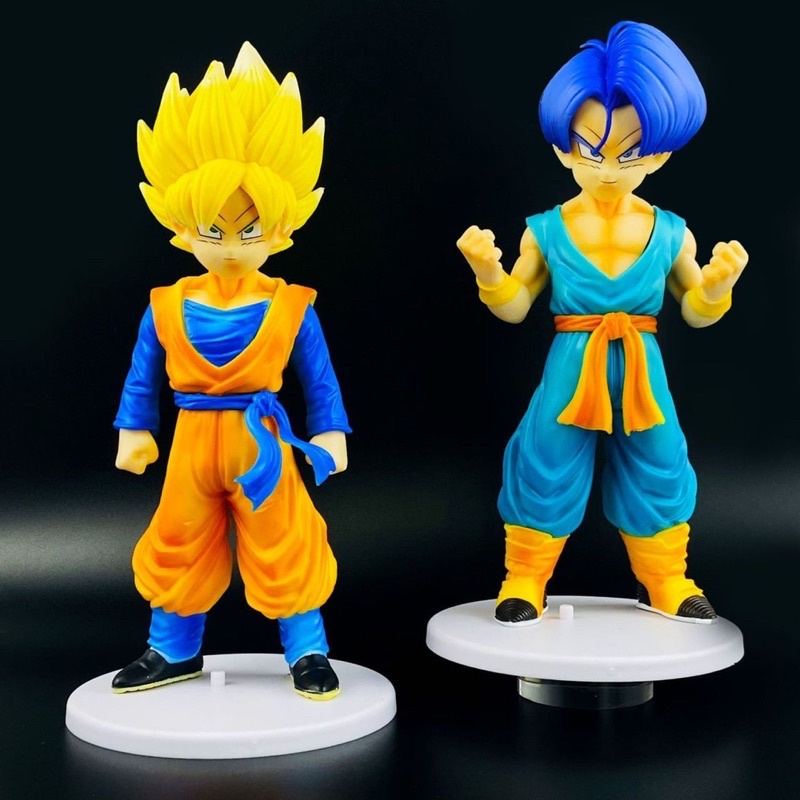 18cm anime dragon ball figures infância troncos goku super saiyan