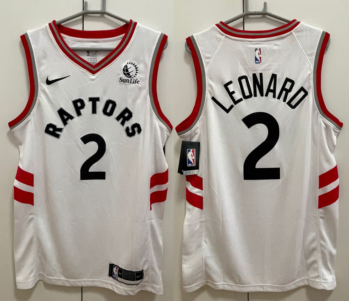 Nike Kawhi Leonard Toronto Raptors Red Icon Swingman Jersey