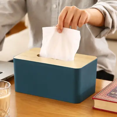 MPIIX6 Environmental Protection Kitchen Table Decor Living Room Container for Home Office Tissue Box Tissue Case Napkin Tissue Holder Home Decoration