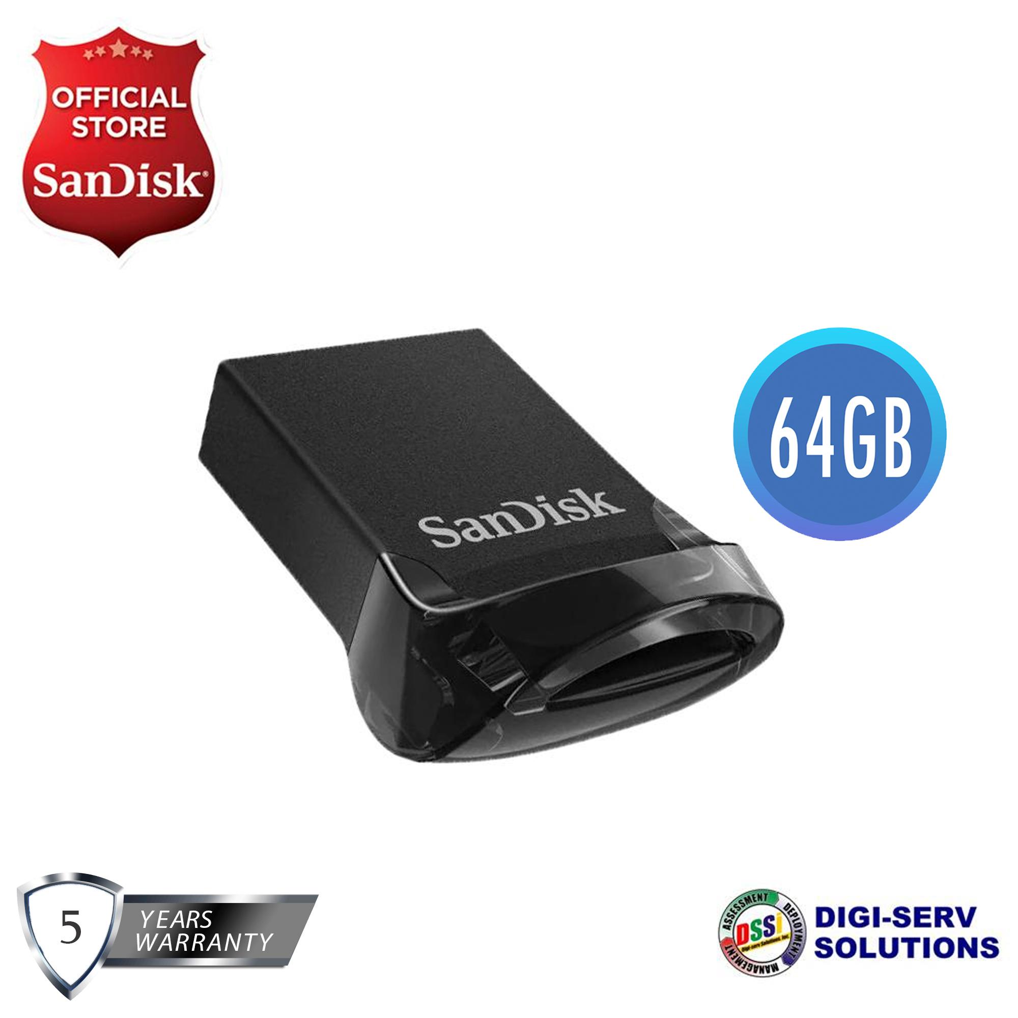 SanDisk Ultra Fit 64GB (SDCZ430-064G-G46) USB 3.1 Flash Drive (New Model) |  Lazada PH