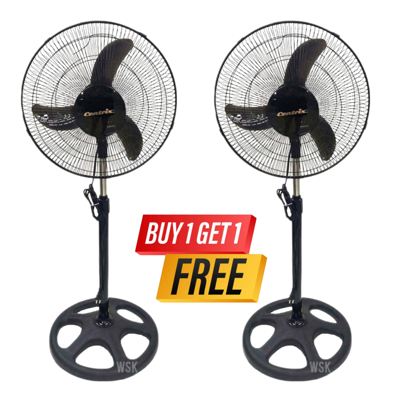 TJA BUY 1 TAKE 1 Adjustable Stand Fan Industrial Stand Fan Electric Fan