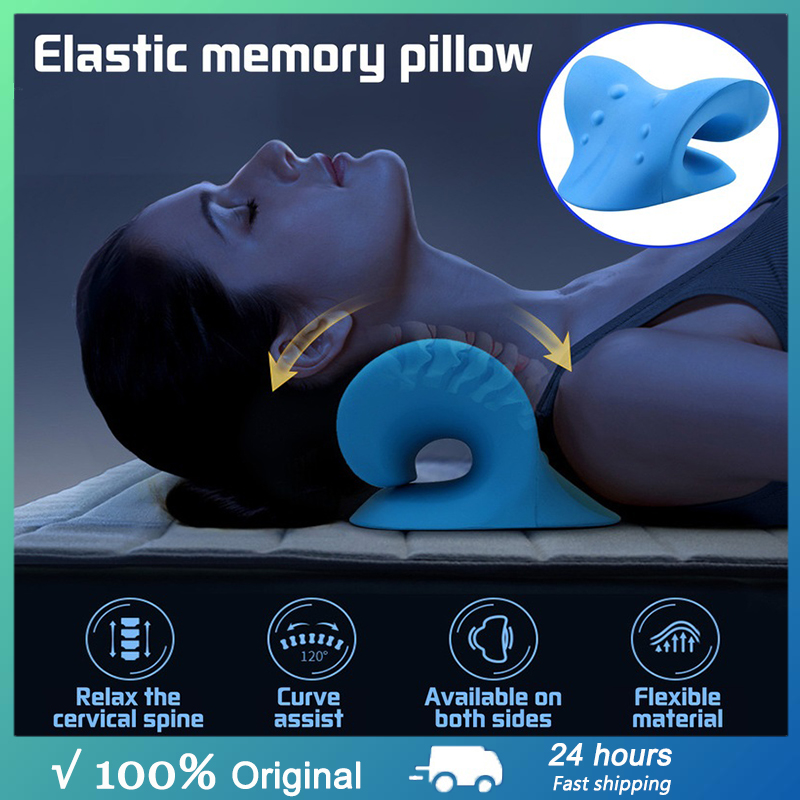 Chiropractic Pillow Neck Shoulder Relaxer Stretcher Orthopedic Pillow