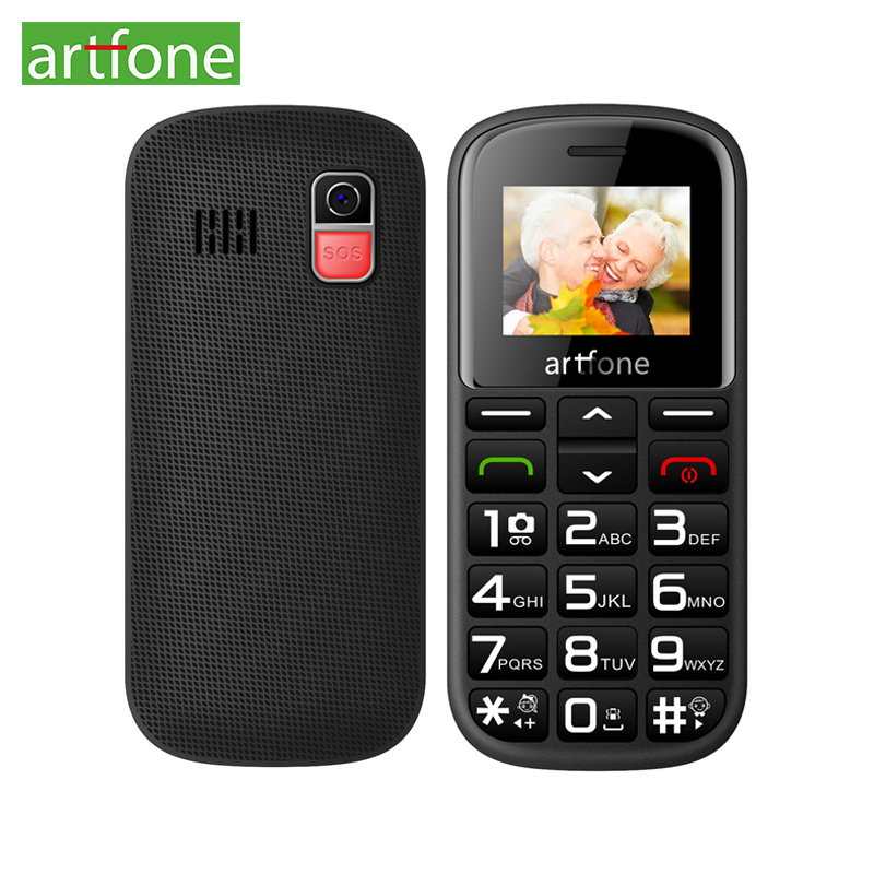 artfone CS182 2G Long standby Big Button Mobile Phone（With base