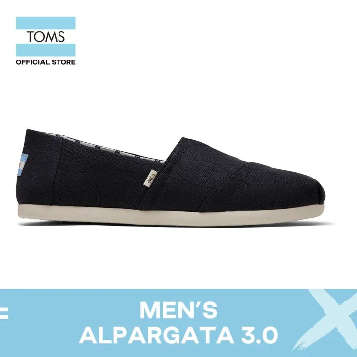 toms black on black heritage canvas