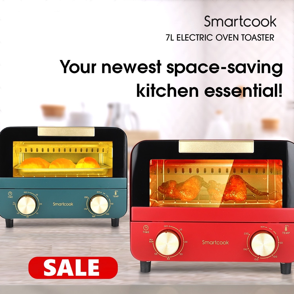 Smartcook 7L Electric Oven Toaster toast, bake, and grill with style