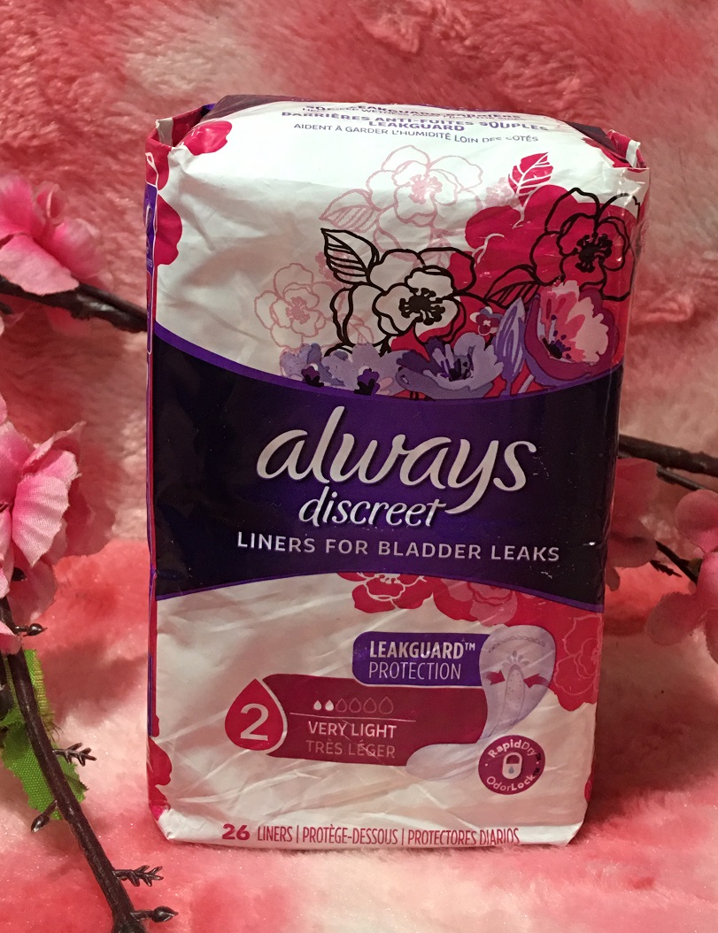 Always Discreet Bladder leaks Panty Liners 26 liners / imported