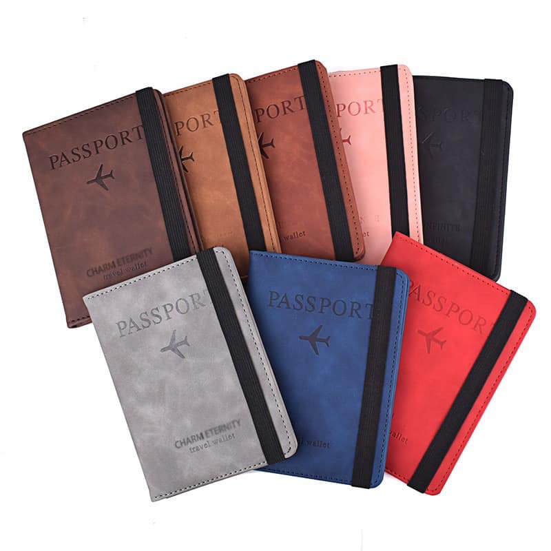 ✅TLP-Passports Holder Document Organizer Case Travel Wallet Card Case  Passport Cover