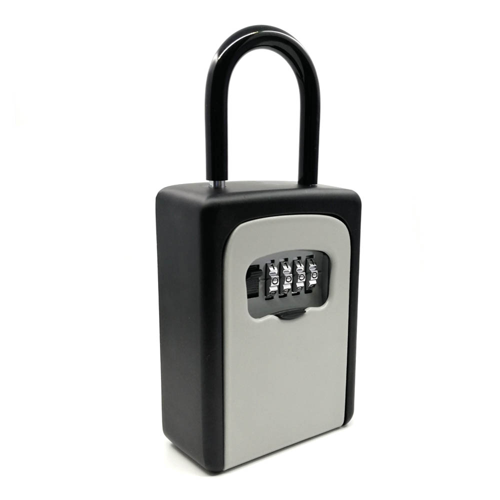 Key Storage Box Combination Lock Alloy Outdoor Wall Mounted Antitheft