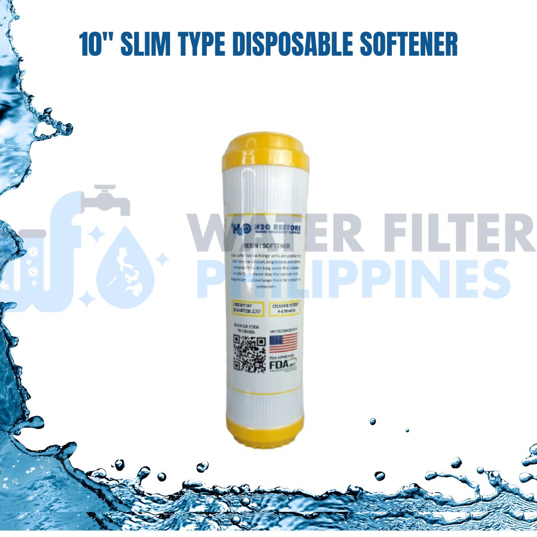 Disposable Water Softener / Resin Replacement for 10" Slim Type Water