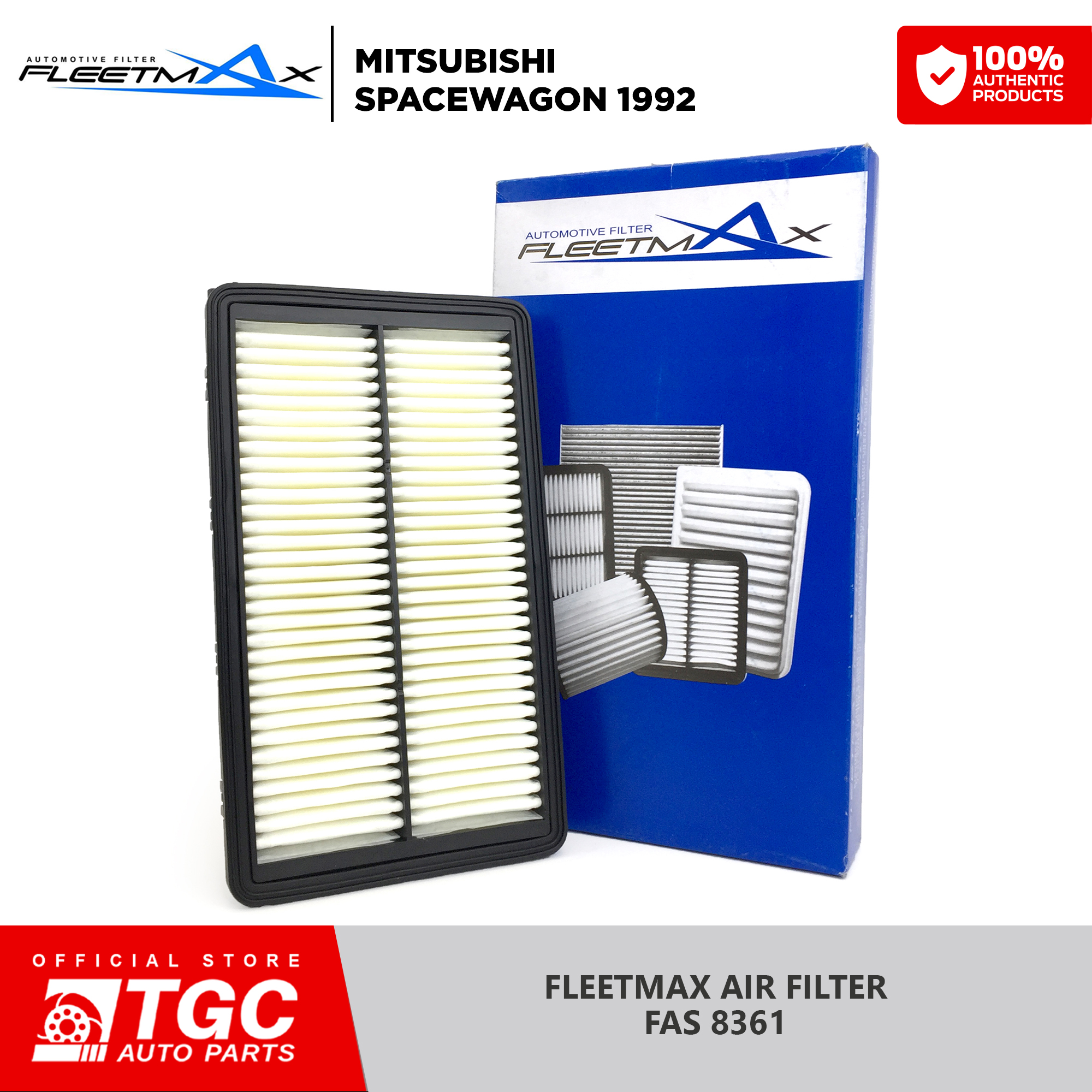 Fleetmax Air Filter / Air Cleaner Kia Grand Carnival Dsl Sorento 2015
