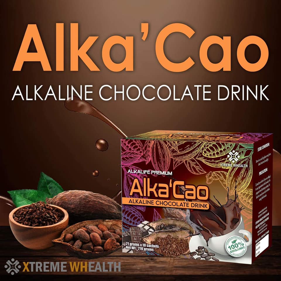 Xtreme Alka Cao I Alkaline Chocolate Drink I 10 sachets I powdered
