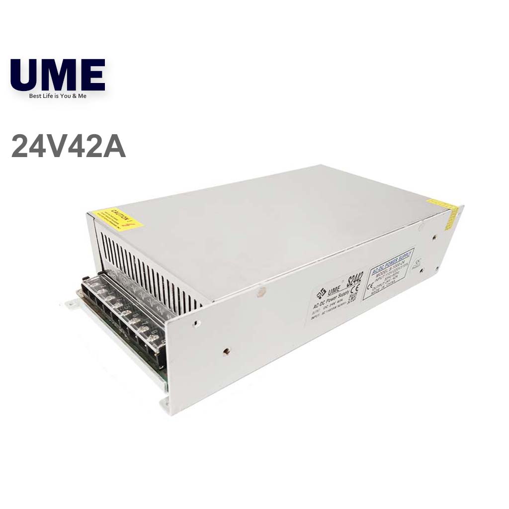 UME DC 24V 42A CCTV Centralize Switching Power Supply Adapter Regulated