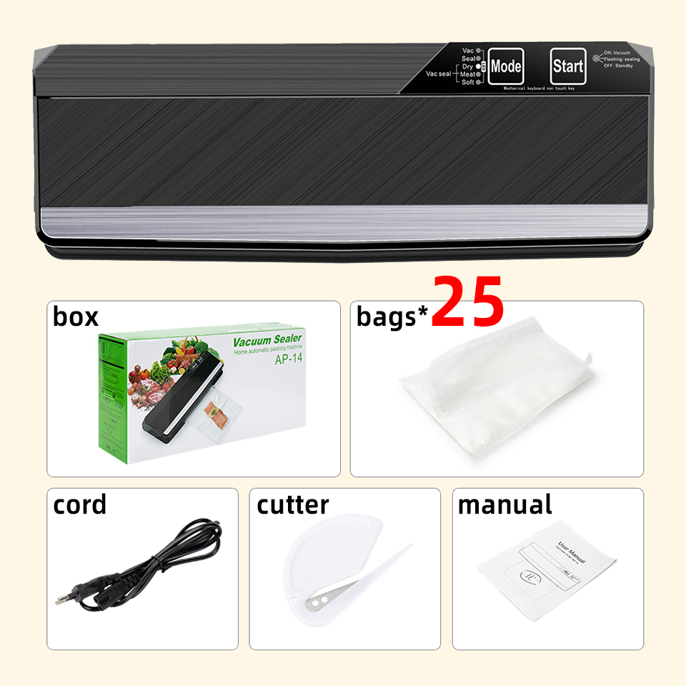 Vacuum Packing Machine Sous Vide Kitchen Food Preservation Vacuum