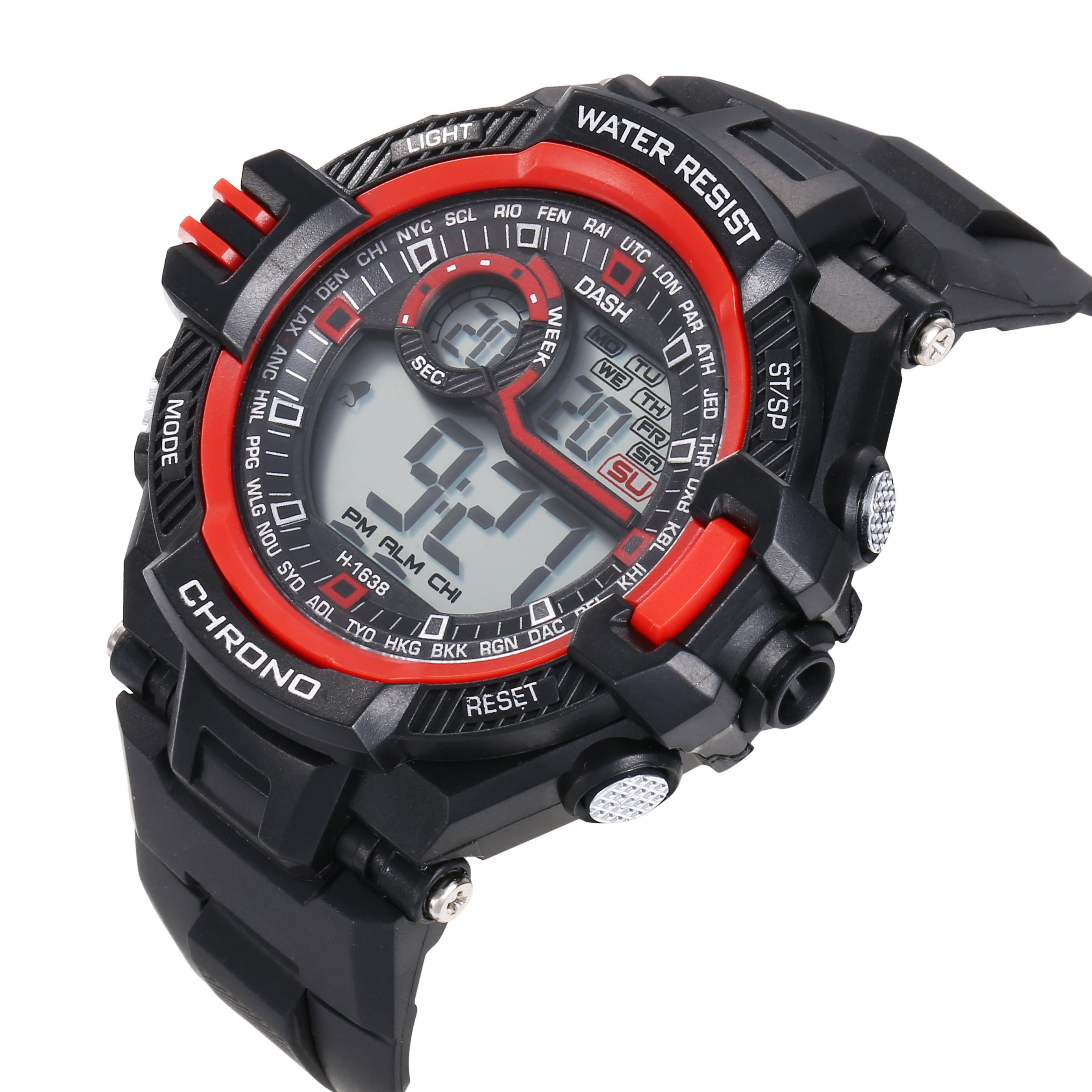 DASH Original Water Proof Men s Digital Light Sports Watch Digital