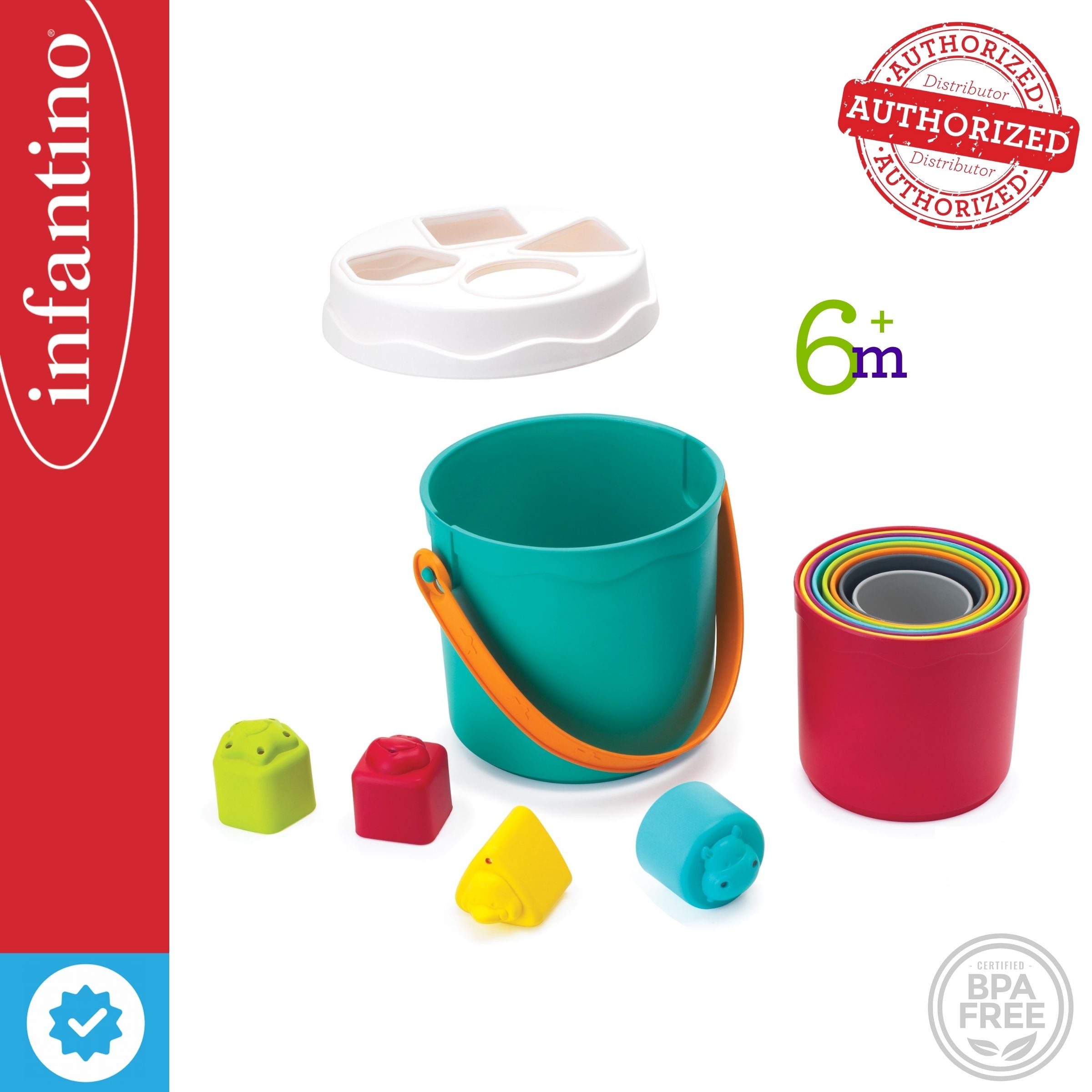 Infantino colors and store shapes activity set