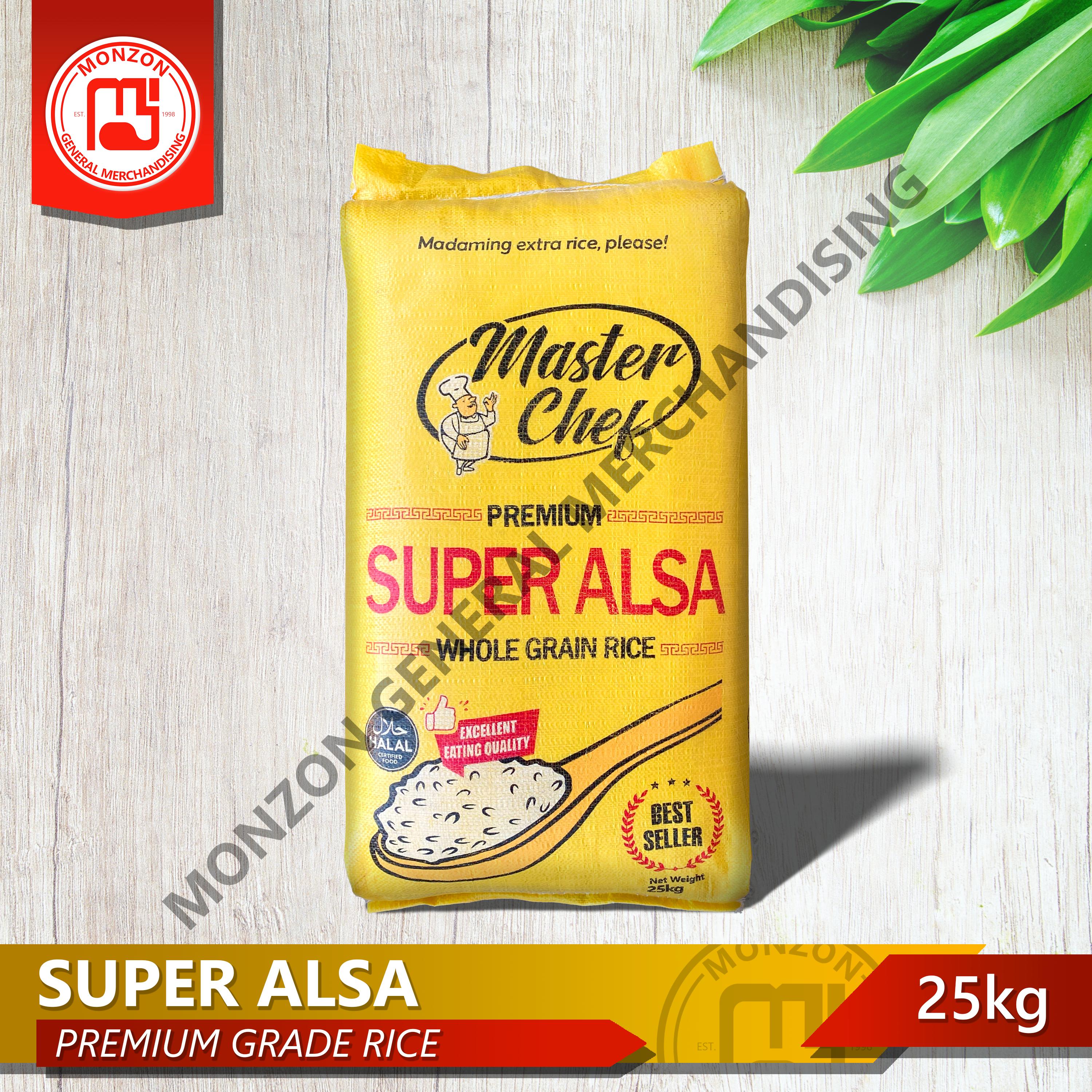 Master Chef Super Alsa Premium Grade Rice 25kg | Lazada PH
