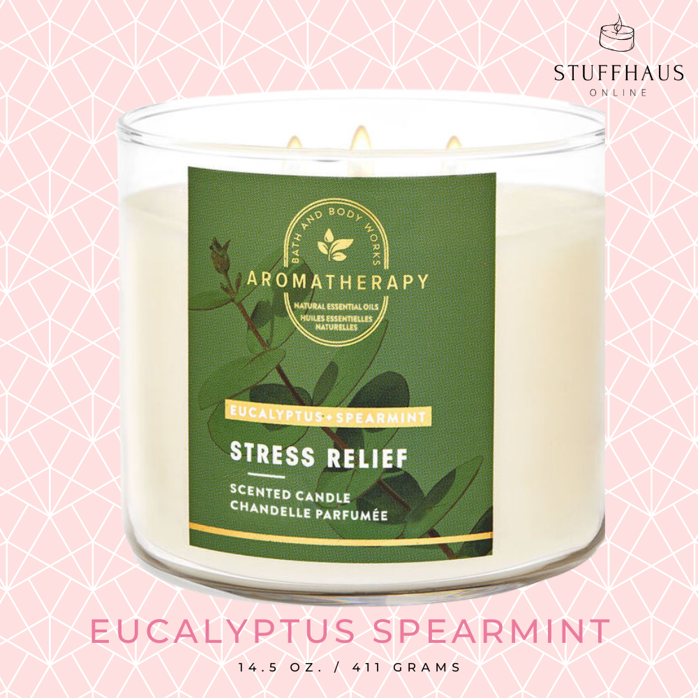 Aromatherapy Bath and Body Works STRESS RELIEF EUCALYPTUS SPEARMINT 3