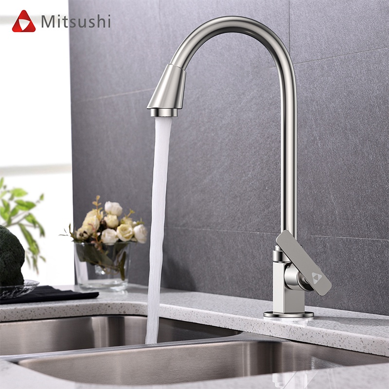 Pelise Faucet Kitchen Stainless Sink Faucets 360° Rotate Modern Faucet