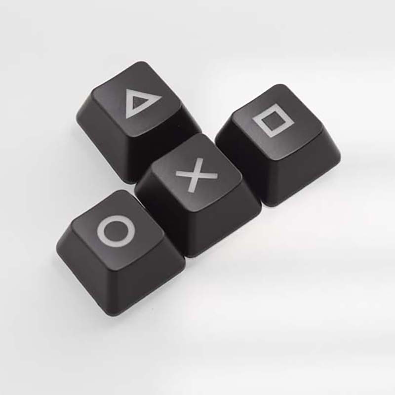 4Pcs Mechanical Keyboard ABS Translucent Keycap Direction Keys Up Down ...