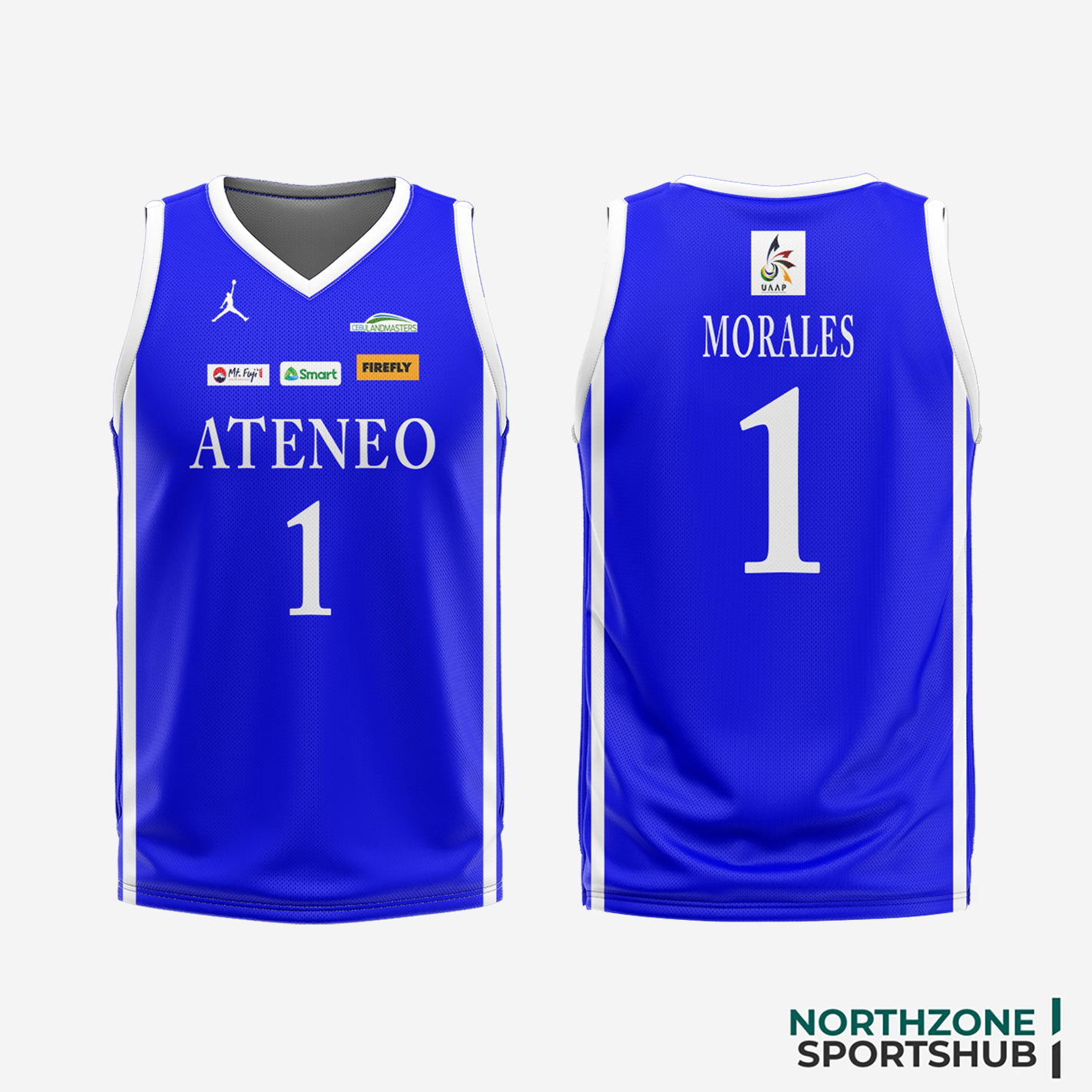 Navy Blue Eagles Basketball Jersey (Adult M)