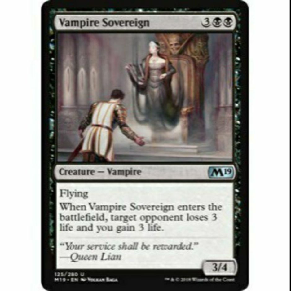 Magic the Gathering MTG NM: VAMPIRE SOVEREIGN | Lazada PH