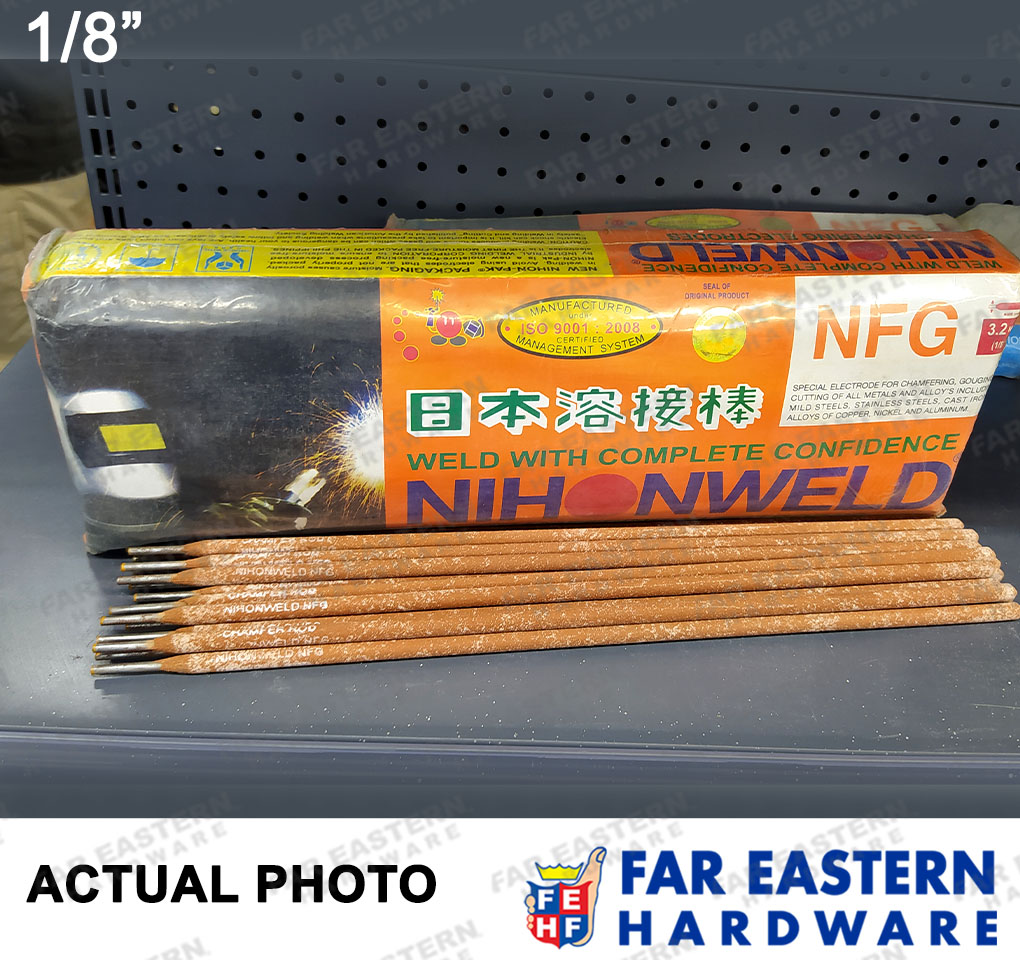 NIHONWELD Chamfering Welding Rod Chamfer Electrodes NFG 1/8