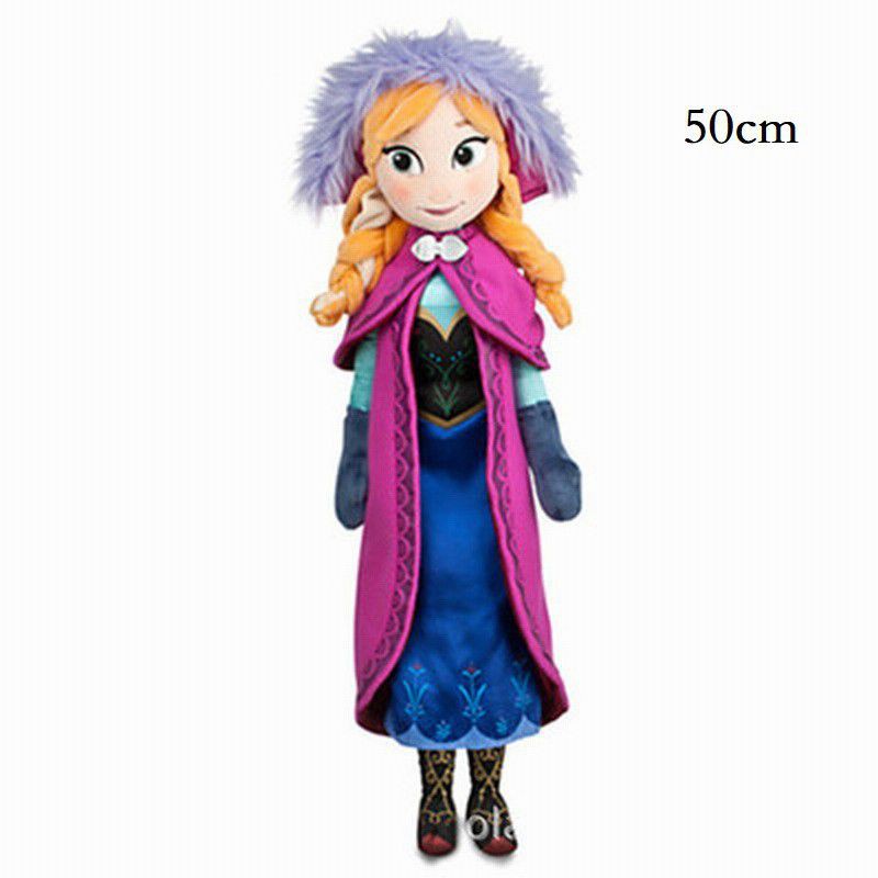 anna and elsa soft plush dolls