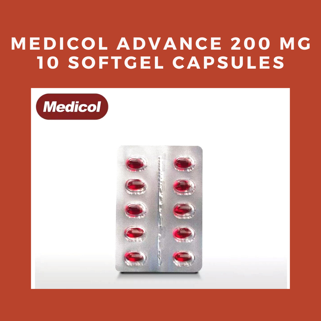 Medicol Ibuprofen Advance 200 mg 10 Softgel Capsules Lazada PH