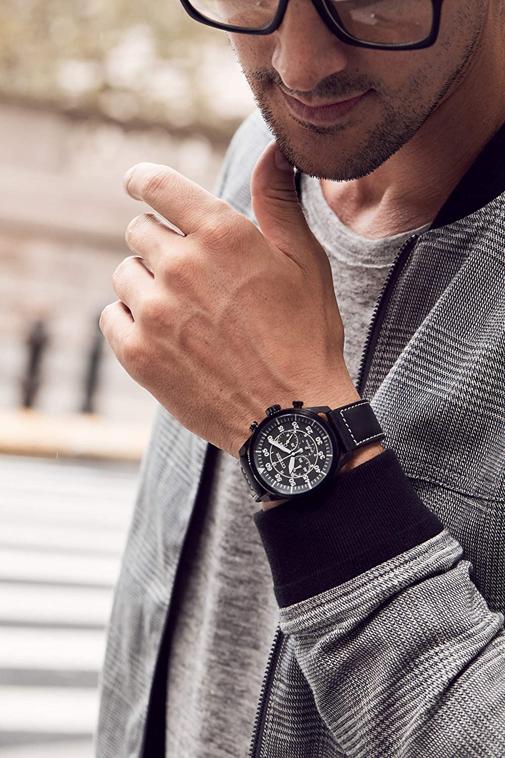 Hot Sale Citizen Men's Eco-Drive Avion CA4215-21H Black Leather Japanese  Quartz Dress Watch | Lazada PH