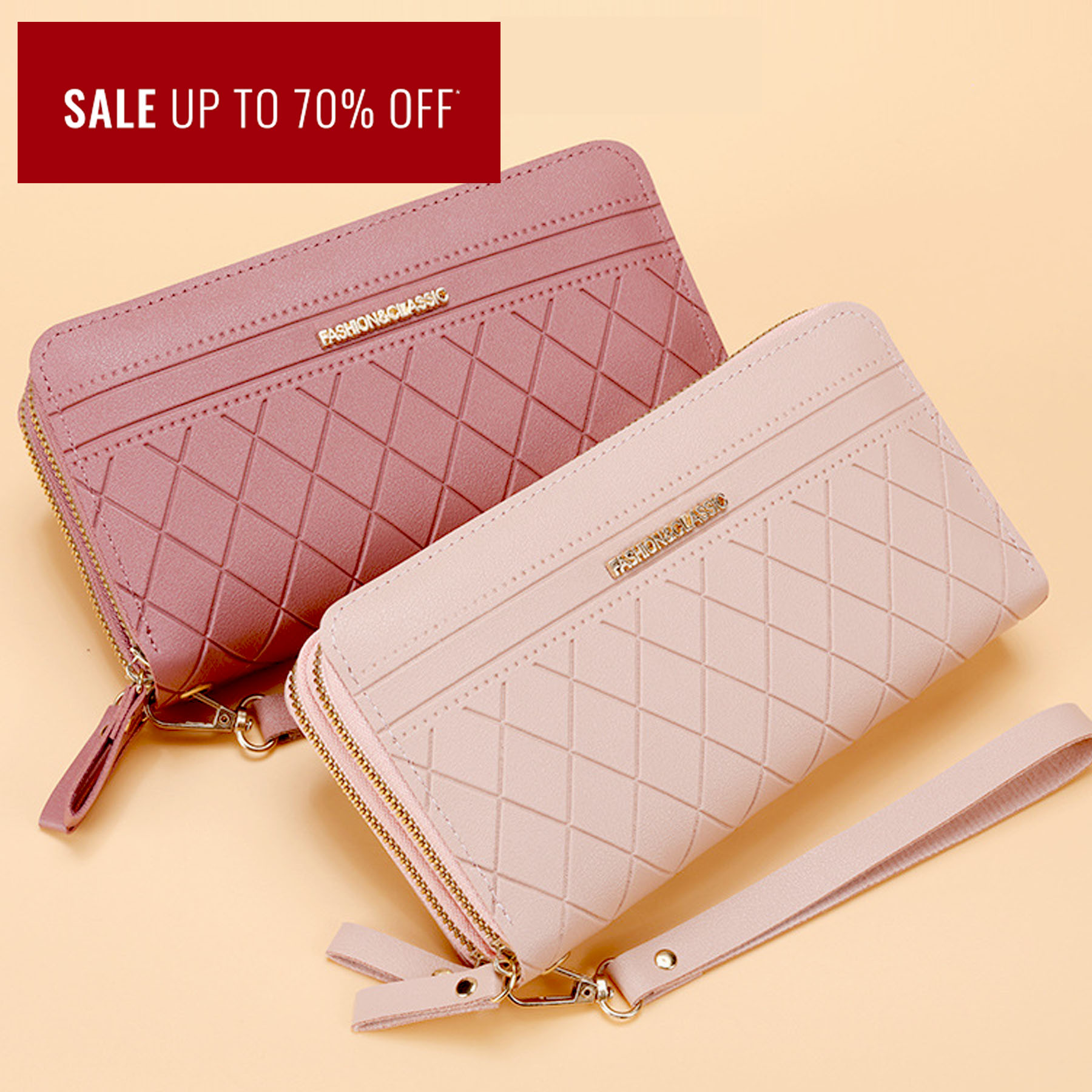 Korean Oil wax Leather Multifunction Cellphone Wallet For Ladies